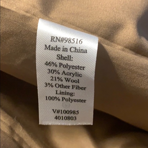 Coldwater Creek Brown Herringbone Blazer, 8P - Picture 10 of 10